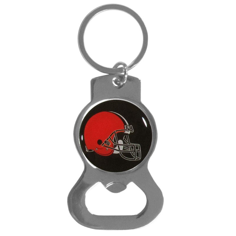 Siskiyou NFL Siskiyou Sports Fan Shop Cleveland Browns Bottle Opener Key Chain One Size Team Color , Black - Image 1